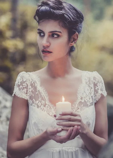 

Laure de Sagazan 2018 vestido de noiva Vintage V Neck Boho Chiffon Lace Beach Elegant simple Bridal Gown bridesmaid dresses