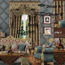 Shenille занавес с крючками или перфорации, готовые шторы, отделкой для различного размера, 1653m41, настроить шторы