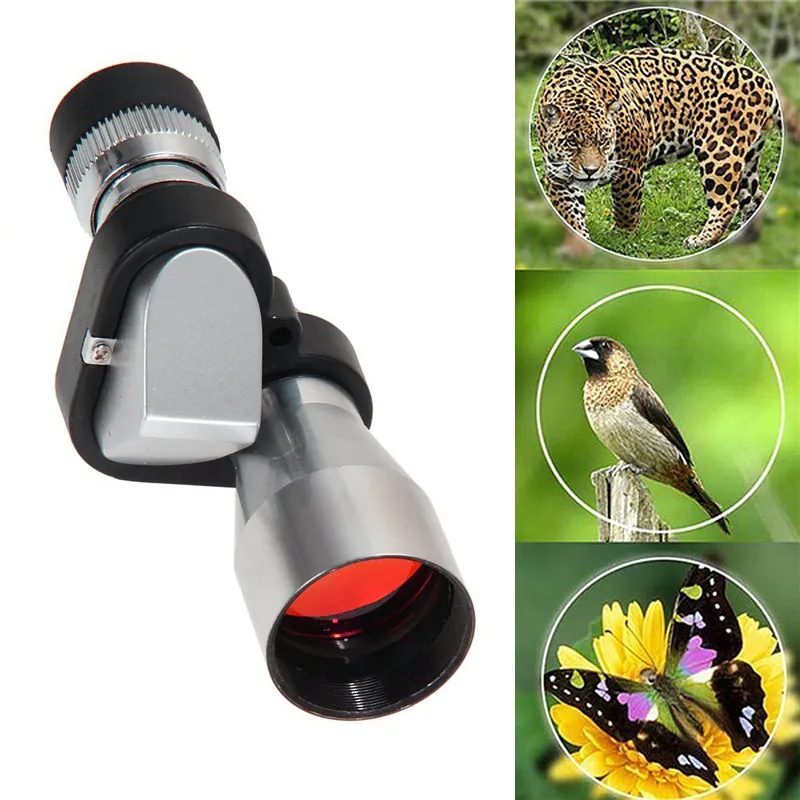 

8X20 Mini Portable Pocket Outdoor Compact Adjustable Metal Monocular Telescope Monocular Telescope Mini HuntingTelescope 1000M
