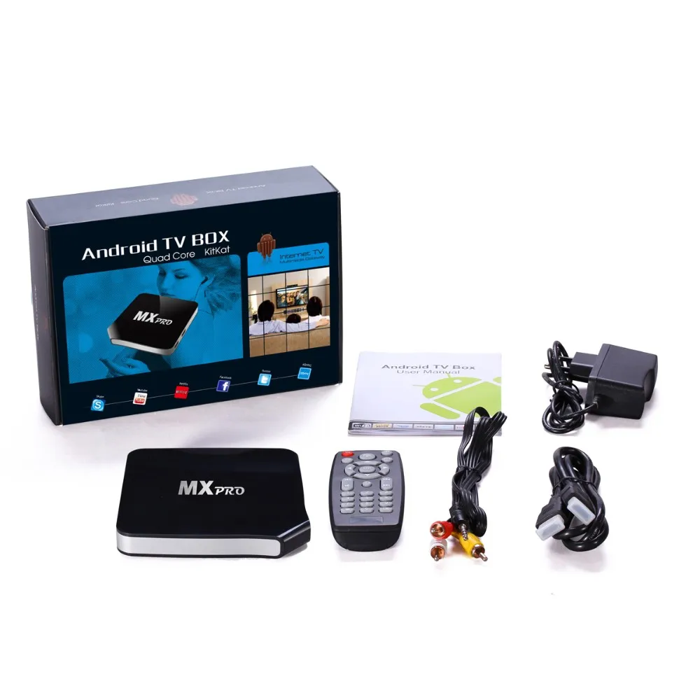 Dhl бесплатно включает в себя 20 шт./лот MXpro tv box Quad core 1G/8G и 20 шт./лот c120 2,4 ГГц беспроводной пульт дистанционного управления