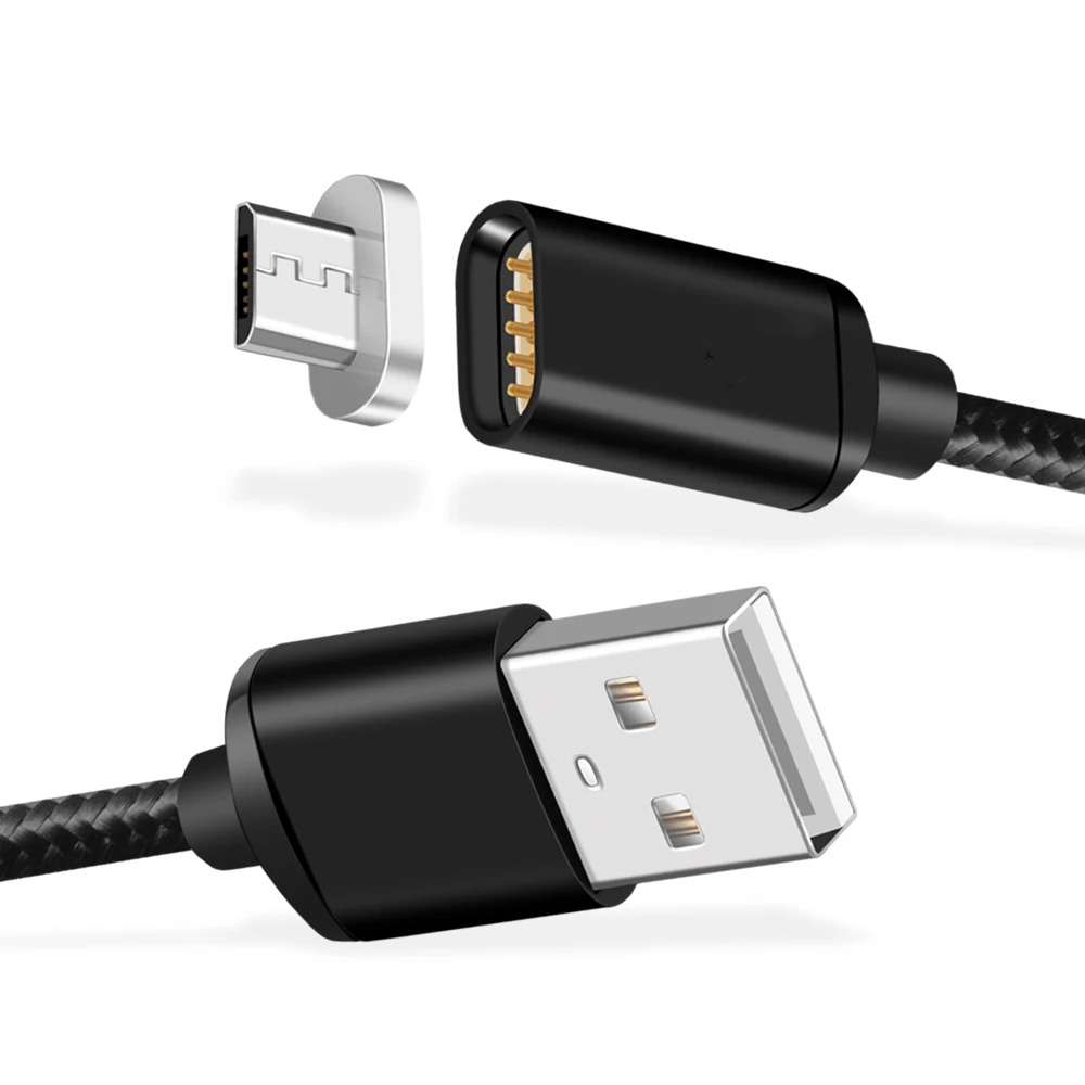 Магнитный кабель зарядное устройство Micro USB Плетеный Магнитный провод для быстрого заряда для samsung Galaxy S3 S4 S5 S6 S7 Edge Android мобильный телефон