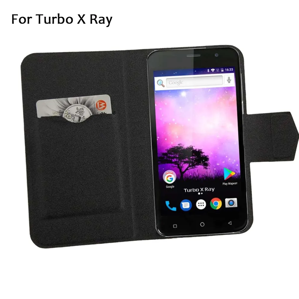 5 цветов Лидер продаж! Кожаный чехол для телефона Turbo X Ray заводская цена защитный с