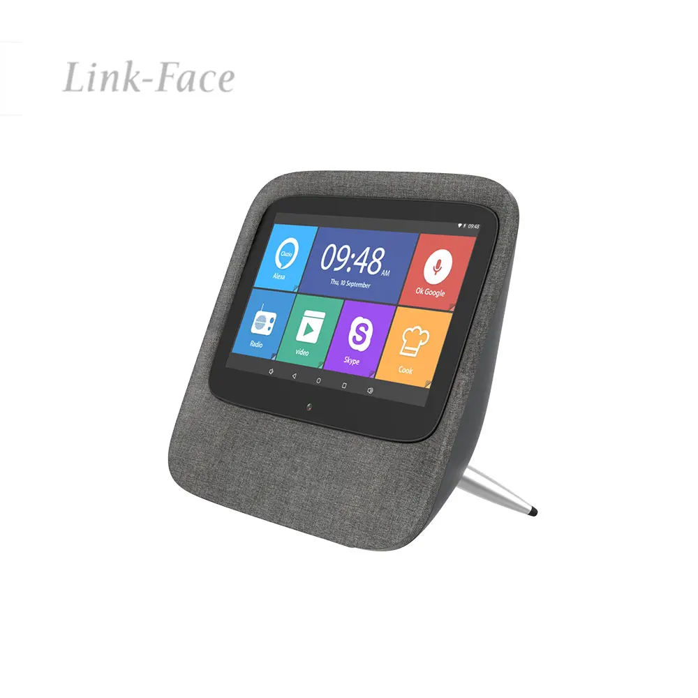 

Smart Screen Wireless Speaker Built in Alexa Portable Touchable HD Screen Internet Radio Voice Controlled Home Smart Speaker