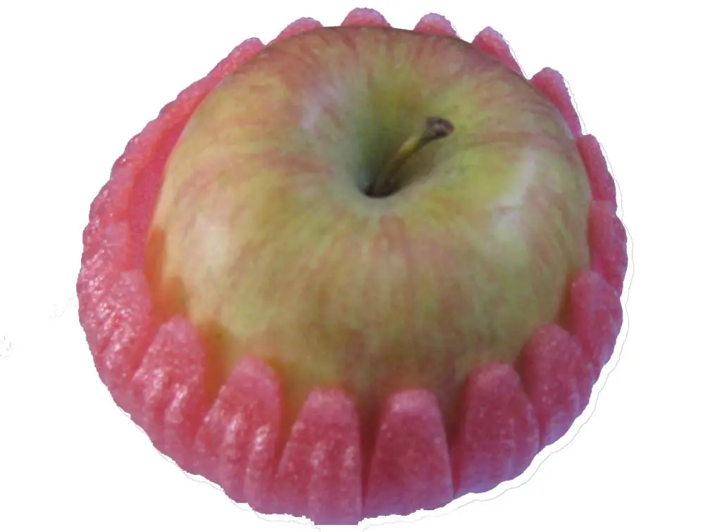 750PCS 160T WHITE EPE FOAM FRUIT TRAY FOR APPLE PACKING,FOAM WRAPPER on