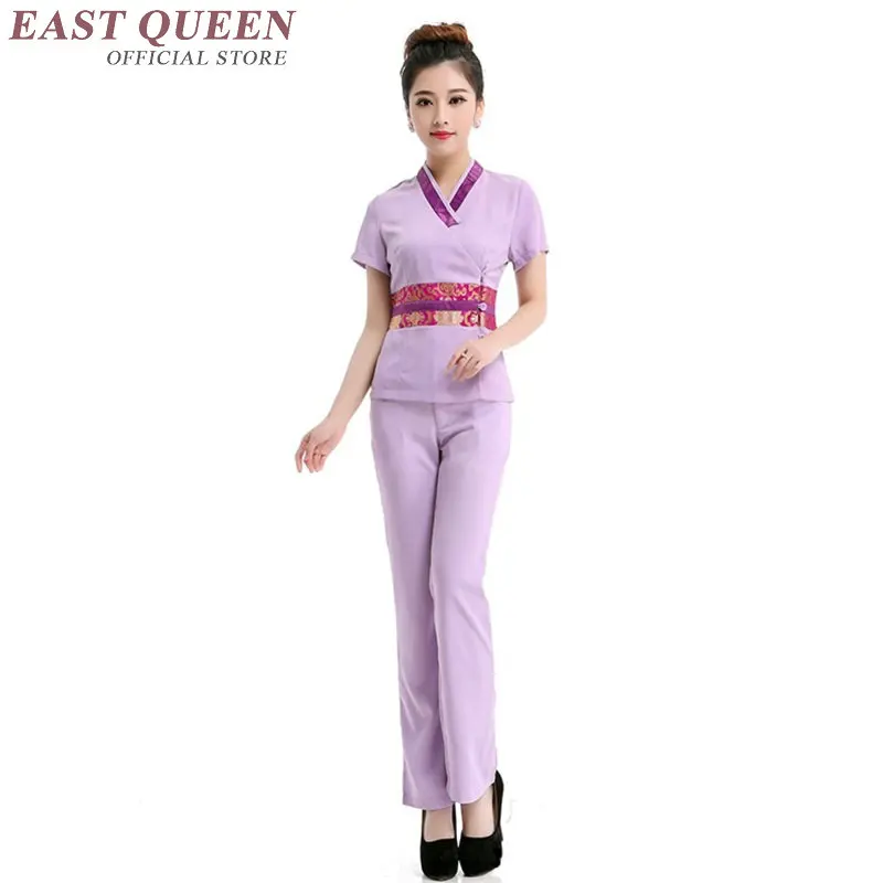

Nursing scrubs medical uniforms women massage uniform nursing scrubs work wear robe medical nurse uniform surgical suit FF296 A