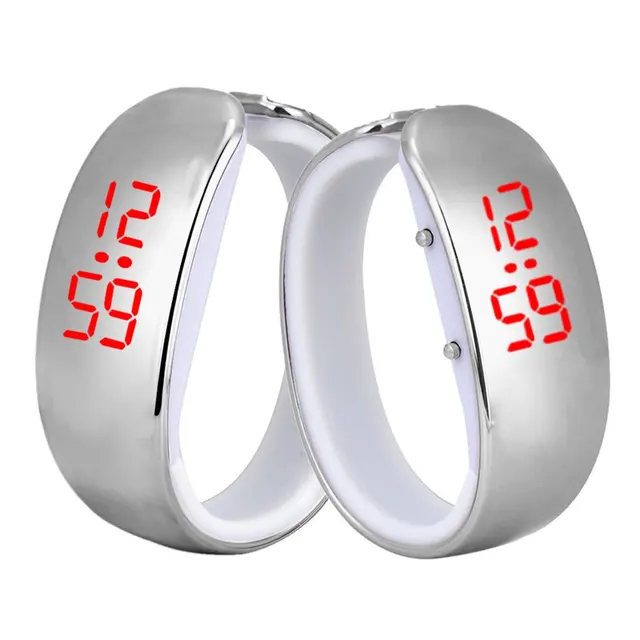 LED Digital Display Kids Watches For Women Men Dolphin Sports Bracelet Silver Co LED Digital Display Kids Watches For Women Men Dolphin Sports Bracelet Silver Co