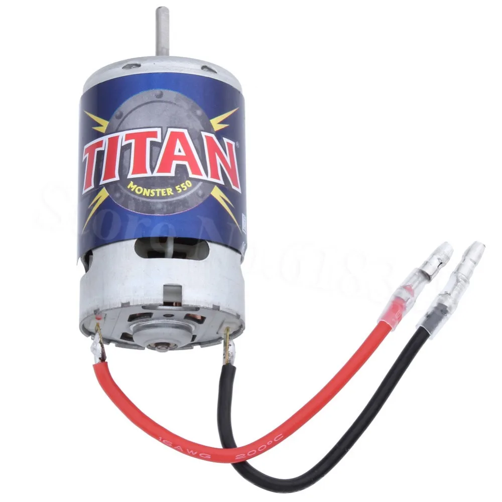 Двигатель Traxxas 3975 Titan 21 Turn 21T 550 14 4 Вольт с вентилятором охлаждение вперед и назад