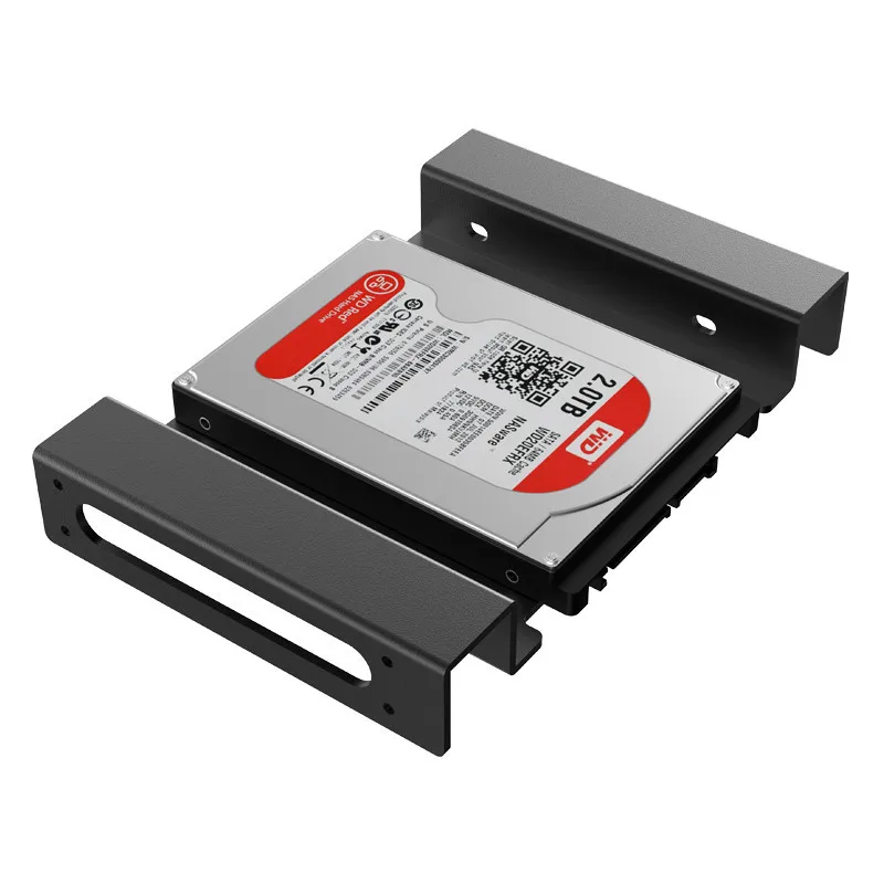 ORICO алюминий 2,5 дюймов до 3,5 или 5,25 дюймов Все-в-1 жесткий диск HDD SSD конвертер адаптер Монтажный кронштейн (AC52535-1S-BK)