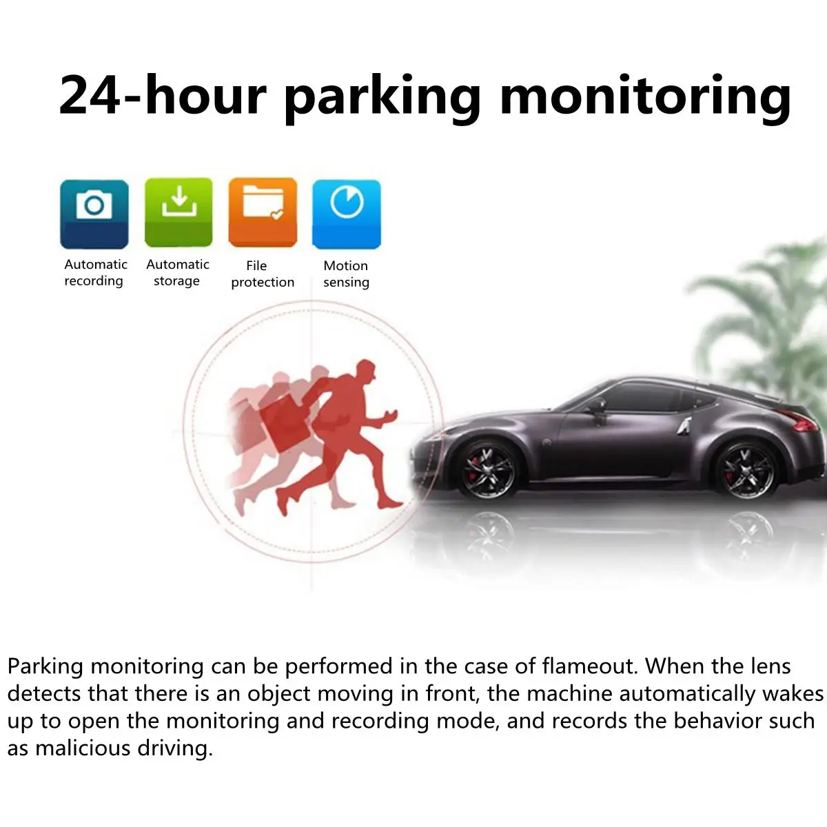  New Design 3.0 Inch Screen 1080P 170 Degree Wide Angle Dual Lens HD Driving Recorder Car DVR for Ca