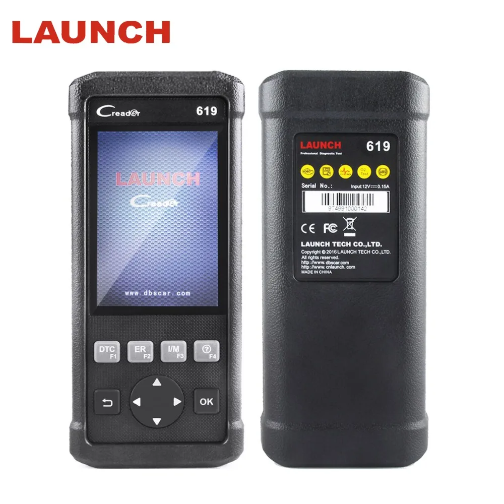 

LAUNCH Automotive Scanner OBD II ABS/SRS/Airbag/Engine Diagnostic Tool CR619 OBD 2 Auto Scanner Car Diagnostic Airbag Scan Tool