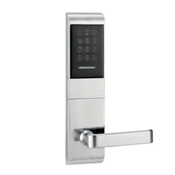 Сенсорный экран электронный умный дверной замок код, 2 ID карты, 2 ключа цифровой пароль замок Keyless lk1078BS