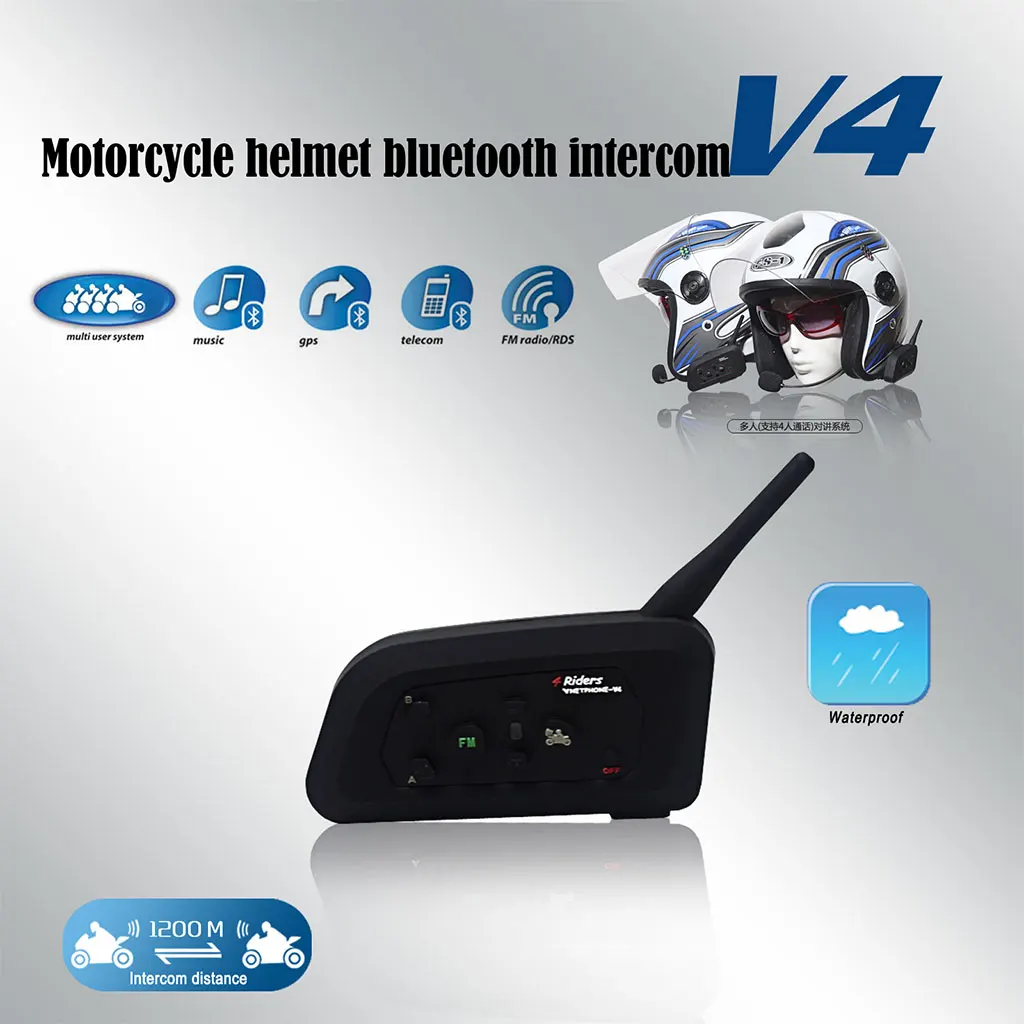 Новинка 2019 умная рация V4 Bluetooth гарнитура полностью дуплексная связь в режиме