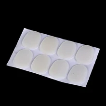 8 шт. 0,8 мм Силиконовые сопрано саксофон Саксофон накладки для мундштука подушки чистый цвет высокое качество