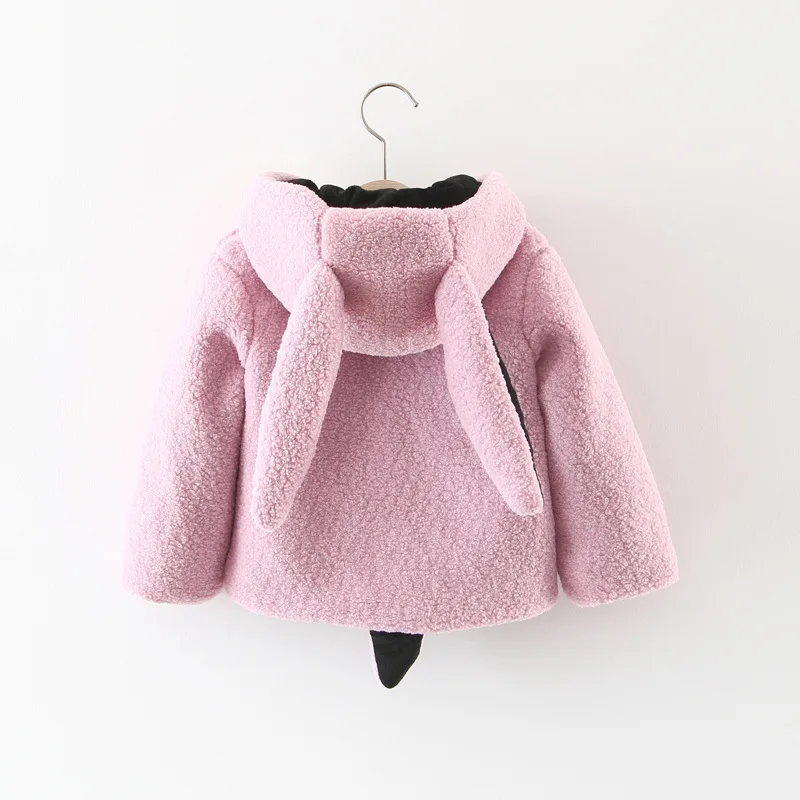Новые зимние куртки для девочек корейский свитер с капюшоном для малышей Детская одежда от 0 до 3 лет, 1003