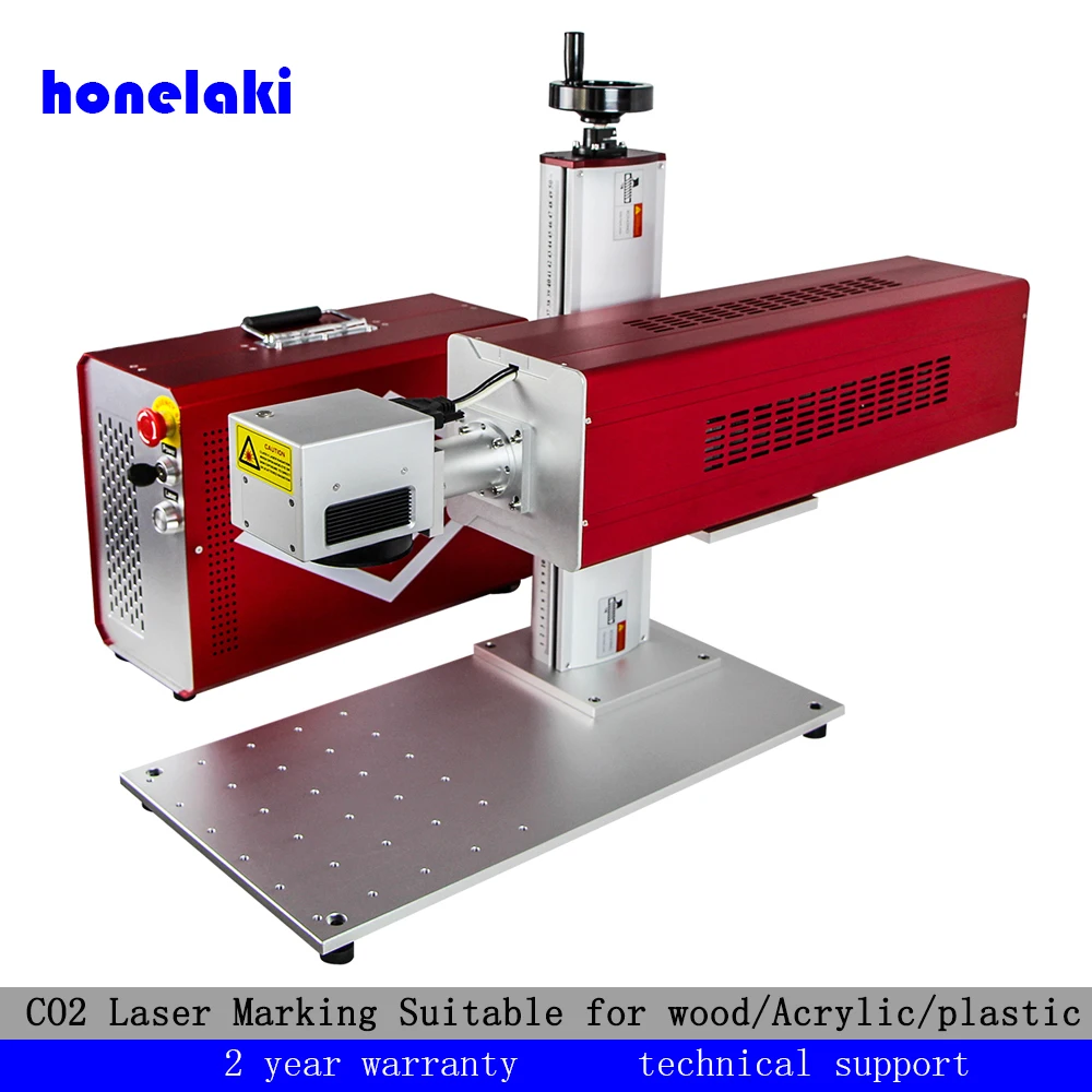 RF Co2 лазерная маркировка машина с РФ металлическая трубка лазерный источник 10 Вт 30 Вт 60 Вт лазерной маркировки и гравировка для дерева стеклопластиков
