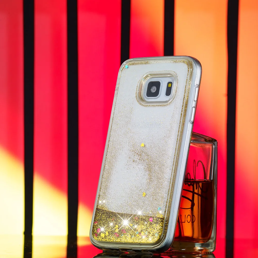Для Samsung Galaxy S5 блестящий чехол с зыбучим песком S 5 5S G900 SM G900H G900F блестящая