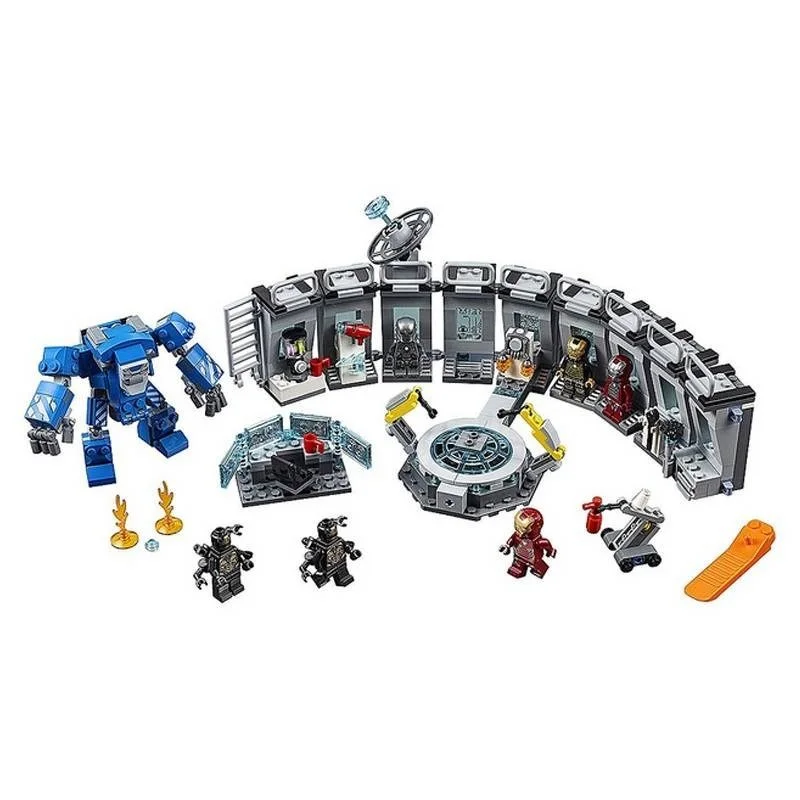 

2019 new Compatible 76125 Super Heroes Hall of Armour Model Building Kits Blocks BricksMaterial:Environment friendly