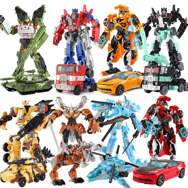 Niños Transformers Robot Automóvil Figuras de Acción Juguetes Clásicos Personalizado Niño Chicos Navidad 