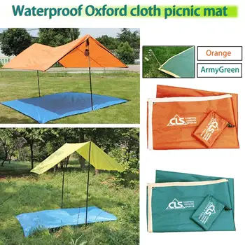

Portable Outdoor Waterproof Sun Protection Oxford Cloth Picnic Beach Camping Mat Tarpaulin Bay Play Sandbeach Barbecue Mat