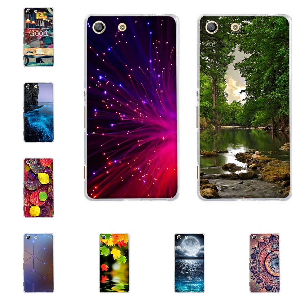 For Sony Xperia M5 Soft Silicone Case Cover For Sony Xperia M5 E5603 E5606 E5653 TPU Patterned For Sony M5 Phone Housing 3D For Sony Xperia M5 Soft Silicone Case Cover For Sony Xperia M5 E5603 E5606 E5653 TPU Patterned For Sony M5 Phone Housing 3D