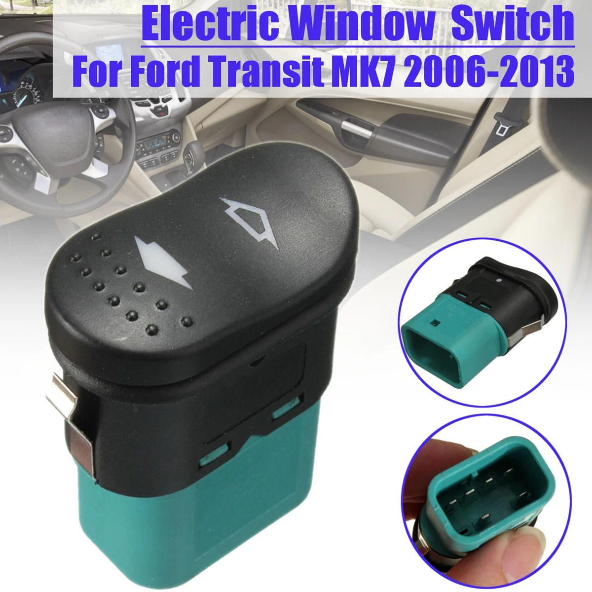 High Quality For Ford Transit MK7 Electric Door Window Rocker Switch