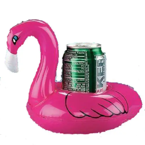 pink flamingo drink holder