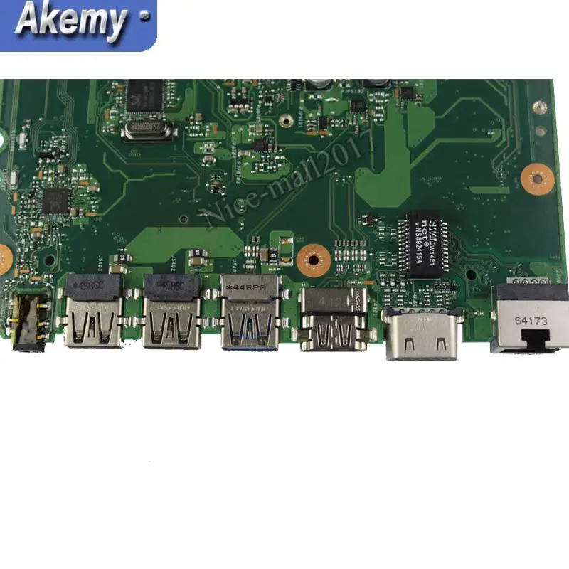 Akemy X751MA 4G/N2930/AS 4 ГБ ОЗУ 90NB0610-R00030 материнская плата REV2.0 для ASUS X751MA X751M X751MD Материнская плата ноутбука протестирована