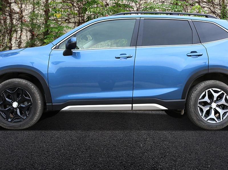Для Subaru Forester SK 2019 2020 матовая Боковая дверь из нержавеющей стали крышка для литья