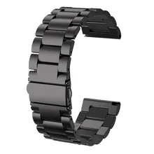 YCYS-Stailess стальной браслет ремешок для часов Ремешок для Garmin Fenix 3/HR черный 1