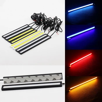 

White/Blue/Ice Blue/Red Lamp Led Light For Car 12v Cob Driving Fog White Lights Waterproof Drl 17cm