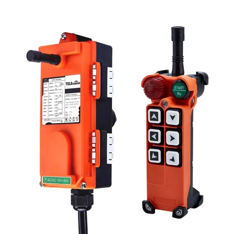 

F21-E1(include 1 transmitter and 1 receiver)6 buttons 1 Speed Hoist crane remote control wireless Uting remote control Switch