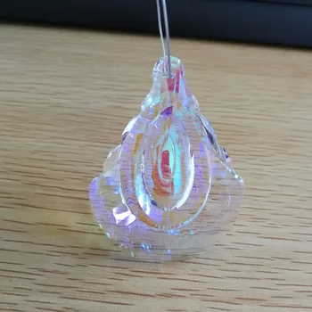 

63mm 10units AB Color Suncatcher Chandelier Crystal Prism Pendant Hanging Glass Crystals DIY Crystal Chandelier Prisms