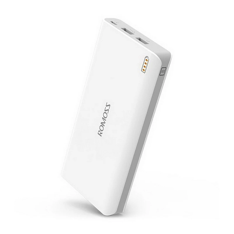 Romoss 20000 mah power Bank 20000 mah Sense 6 18650 power bank 2.1A быстрое зарядное устройство для Xiaomi samsung huawei iPhone Универсальное