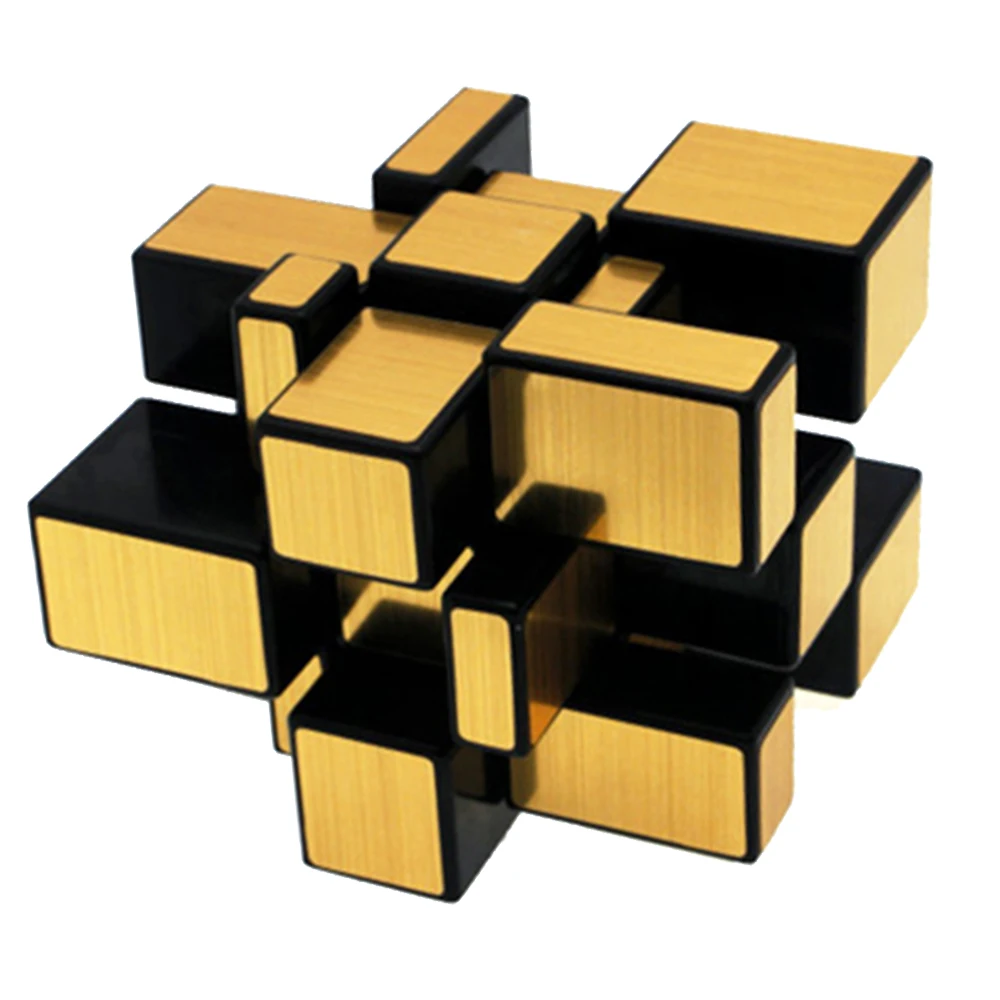 Дешевый зеркальный куб 3x3x3 3 слоя 5,7 см 1 куб-держатель в подарок 3*3*3 скоростной волшебный куб Megico игрушка для детей подходит Прямая поставка