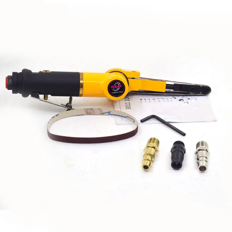 Wilin air tools полировщик лент машина 10 мм* 330 мм пневматические ремни шлифовальный 1/2 дюймов железная стальная ступица полировальные машины