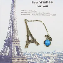 Новое поступление винтажная башня металлические закладки для книги креативный предмет детский подарок школьные принадлежности papelaria