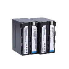 2pcs 7000mAh NP-F960 NP-F970 batteries / NP F960 battery For Sony NP-F550 F550 NP-F770 NP-F750 F960 F970 free shipping