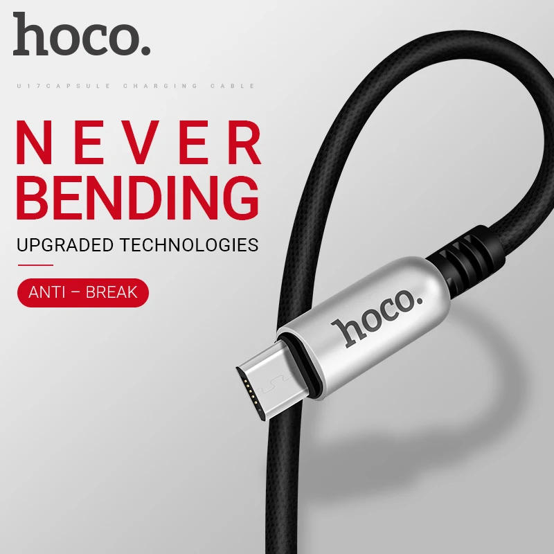hoco кабель micro usb для быстрой зарядки и передачи данных провод 2.4a микро юсб шнур xiaomi