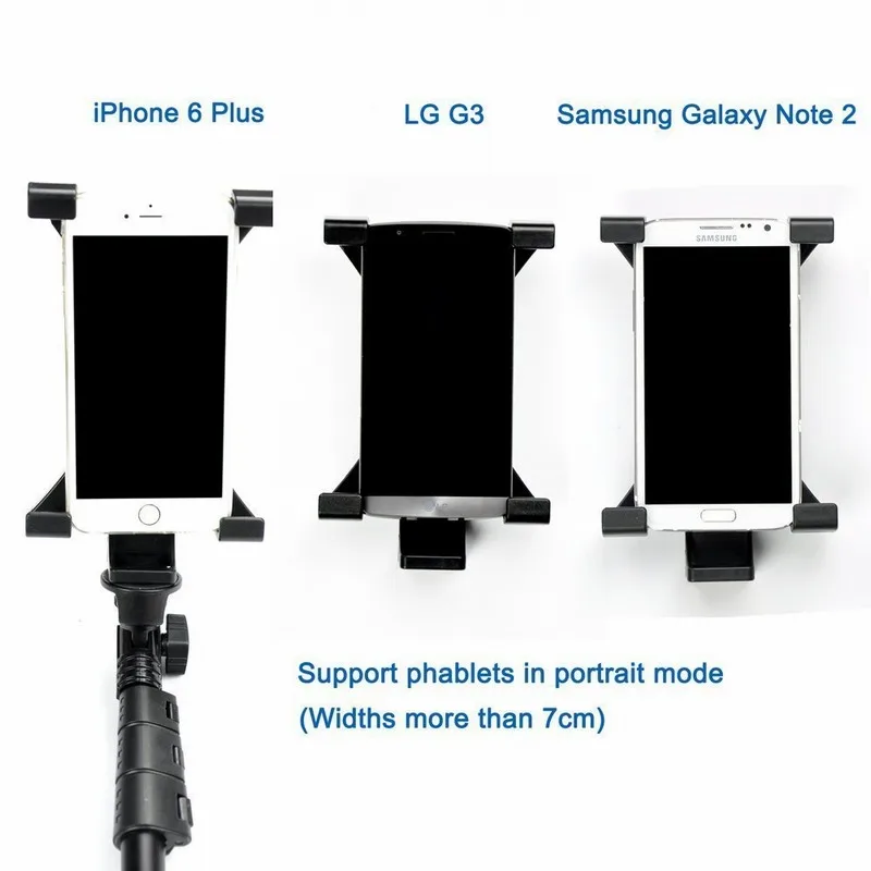 Portefeuille Universal Tablet Tripod Holder Adapter for Apple iPad Air Pro 10.5 9.7 Mini iPhone 7 Plus 8 X 6S Selfie Clamp Mount (4)