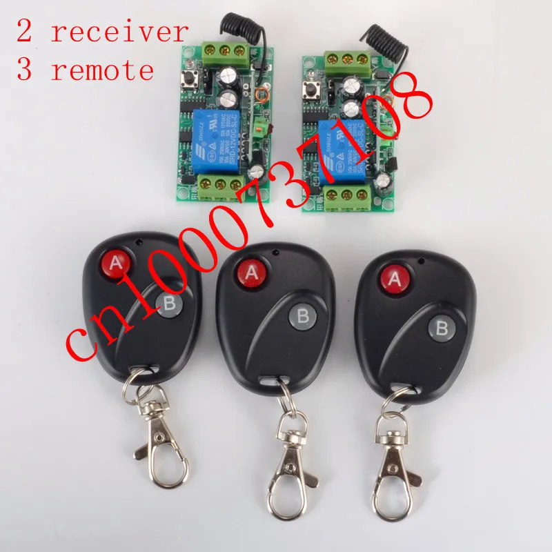 

12V 1ch 315MHZ /433MHZ wireless rf remote control switch system Receiver & Transmitter home automation z-wave