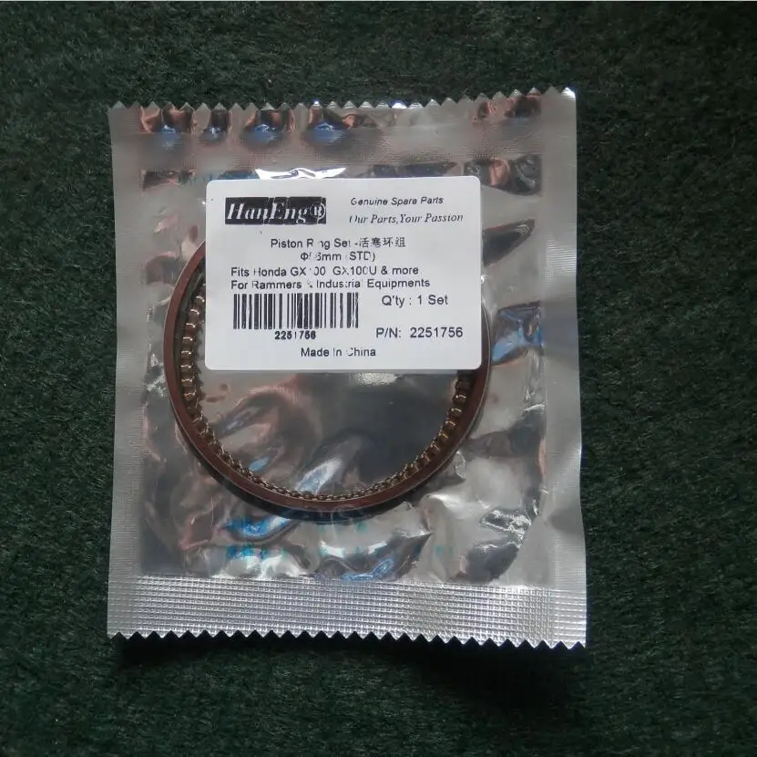 56MM PISTON RINGS SET HONDA GX100 156F 1
