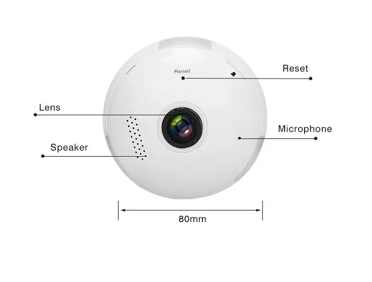 HD960P Wi-Fi панорамная лампочка Камера 360 градусов E27 светодиодный свет мини Беспроводной безопасности Камера IP камера «рыбий глаз» дома дверного звонока CCTV Камера#20