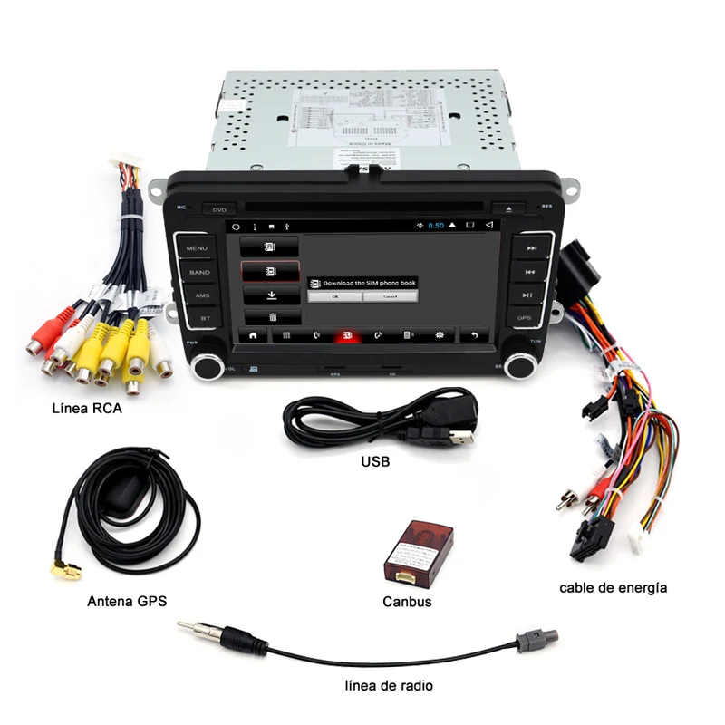 Best Junsun 2 din car radio 7" Car DVD Radio Multimedia Player For Seat Altea 2004-2015 Toledo 2004-2009 GPS Navigation car audio 5