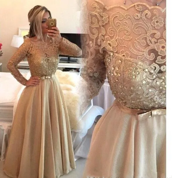 gold off the shoulder prom dress
