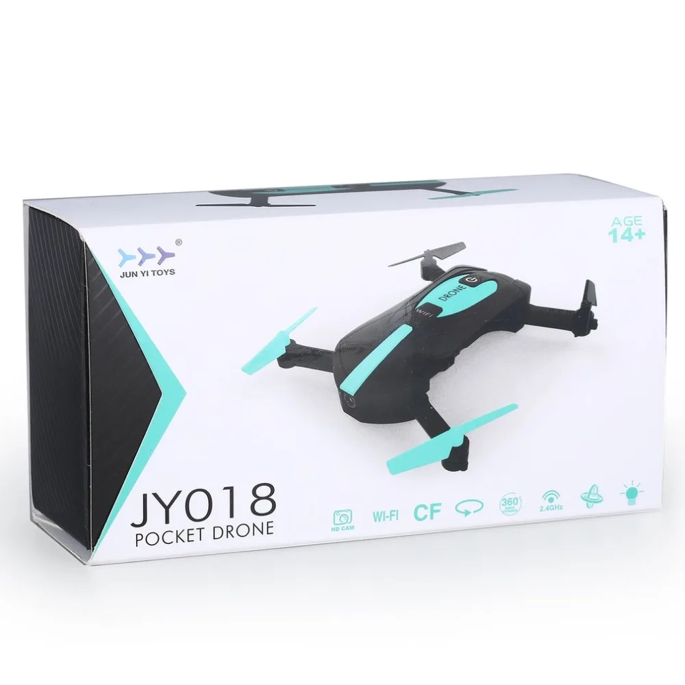 RC складной Дрон для селфи 2,4 ГГц 6-Axis Gyro Wifi FPV 2.0MP Камера G-Сенсор удержания высоты RC Quadcopter вертолет игрушки