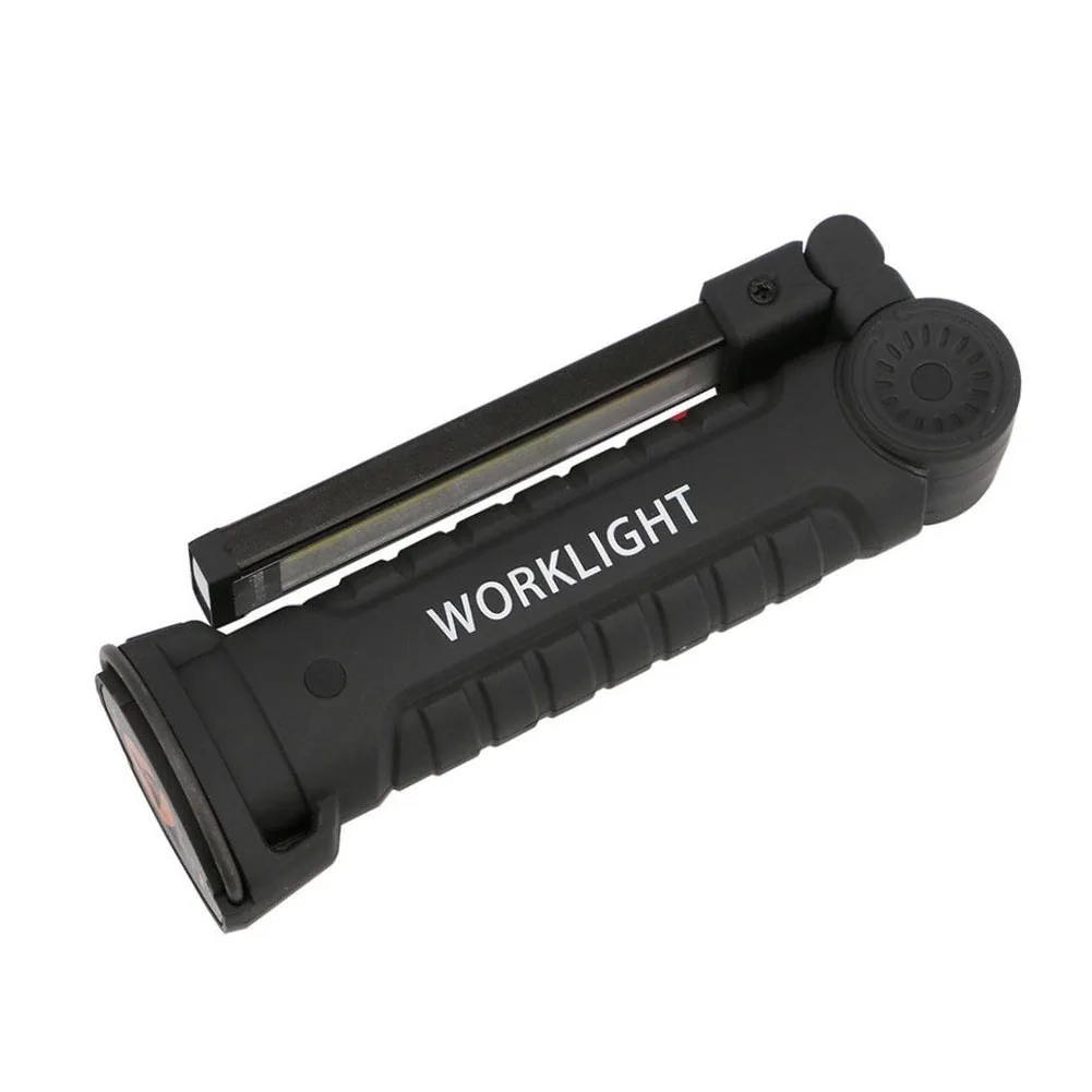 

LED COB Work Light Rechargeable Magnetic Torch Flexible Inspection Lamp Cordless Flashlight QP2