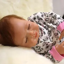 Очень мягкие 20 дюймов reborn baby doll высококачественные реалистичные, из мягкого силикона виниловые Детские куклы Настоящее нежное касание bonucas возрождённая