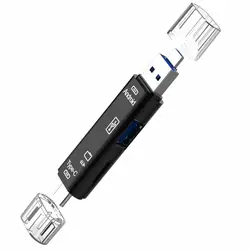 Новейший 3 в 1 Usb 2,0 кардридер высокая скорость SD TF Micro SD кардридер Тип C USB C Micro USB память OTG кардридер