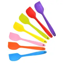 21 см свадебные силиконовые выпечка инструмент торта силикона Тесто скребок торт крем масло шпатель LX2161