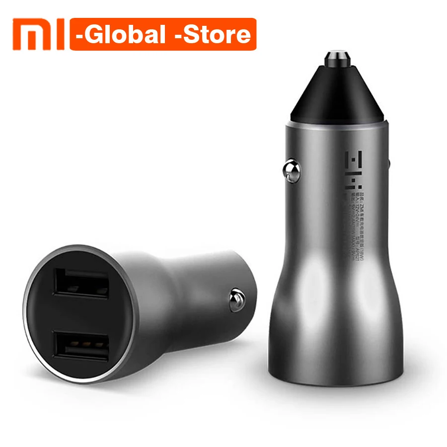 Автомобильное зарядное устройство Xiaomi ZMI Quick Charge 3 0 18 Вт с двойным USB цифровым